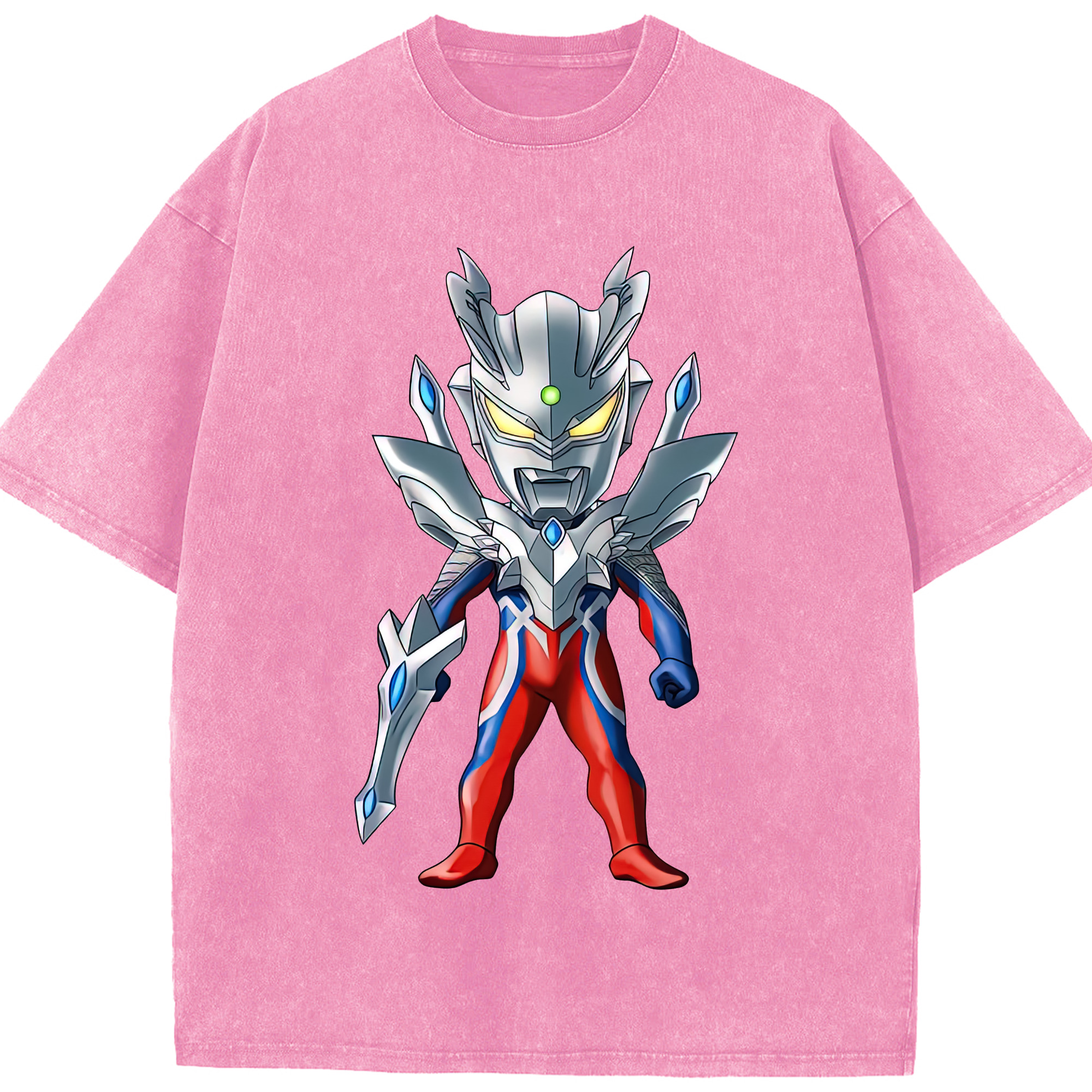 （画像用） ウルトラマン Ultraman 綿100% ヴィンテージ風 半袖Tシャツ（フロントプリント）